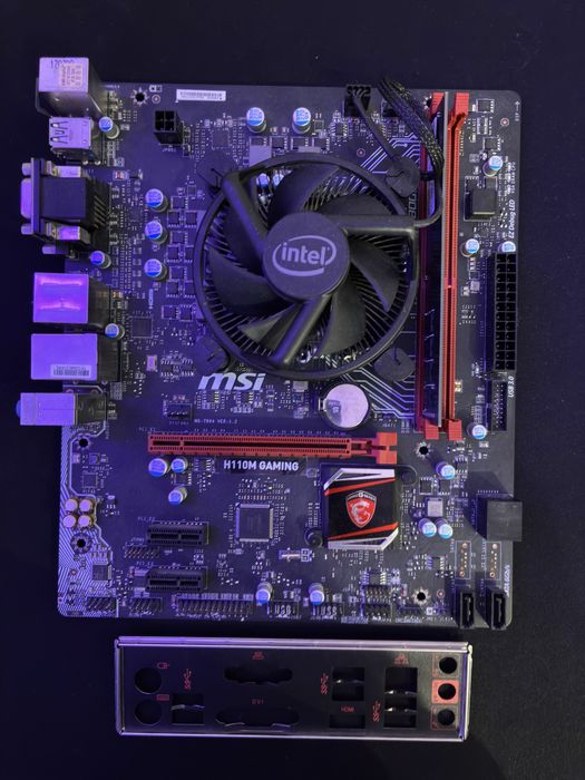 Zestaw płyta główna, procesor, chłodzenie, karta graficzna