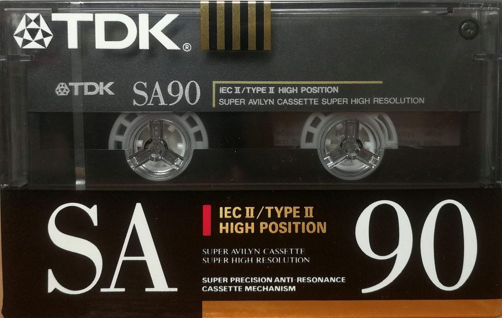 Кассеты новые TDK SA 90