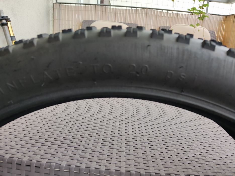 Zestaw opon do roweru  26x4 fatbike