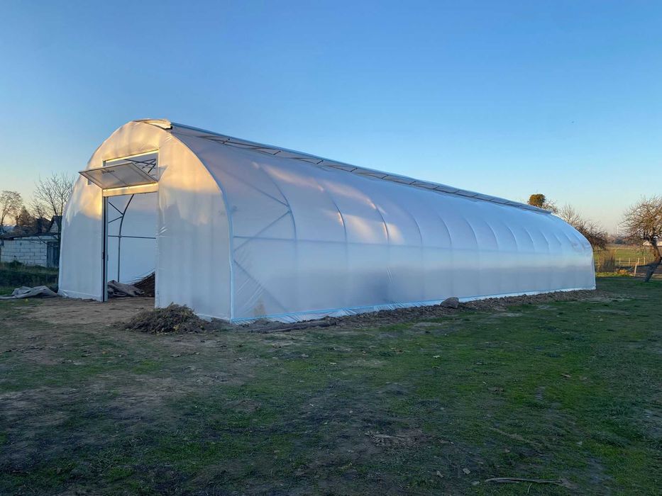 Tunel Foliowy Pompowany - Całoroczny, Tunel Pojedynczy Folia Pompowana