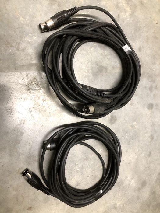 Kable MIDI nowe! 1x podwójny 5m  i 1x przedłużka 5m.