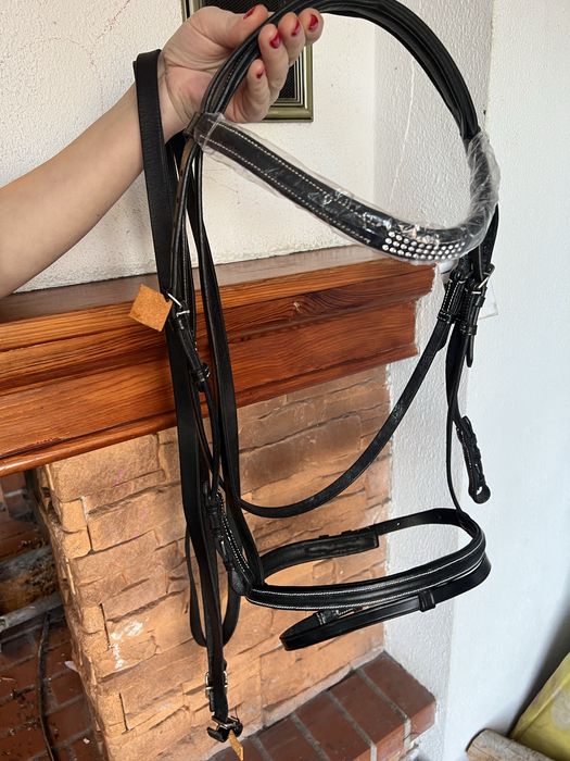 Nowe ogłowie, czarne, rozmiar FULL