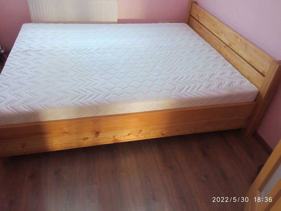 Łóżko jesion plus stelaż 160x200