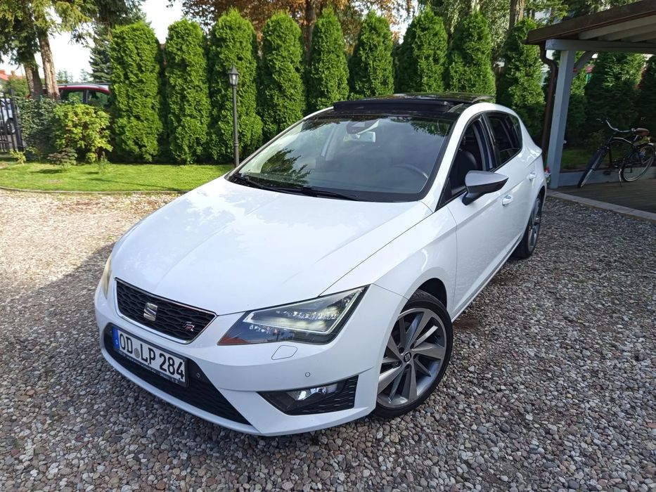 Seat Leon panorama , Seat sound ,  automat + łopatki , pakiet FR