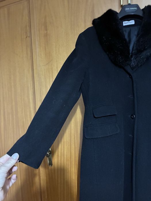 Casaco comprido do estilista Miguel Gageiro