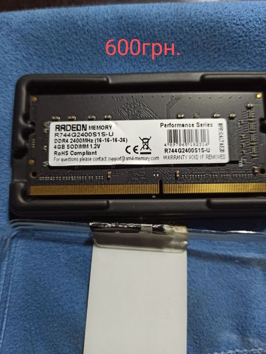 SO-DIMM ddr4 4gb для ноутбука