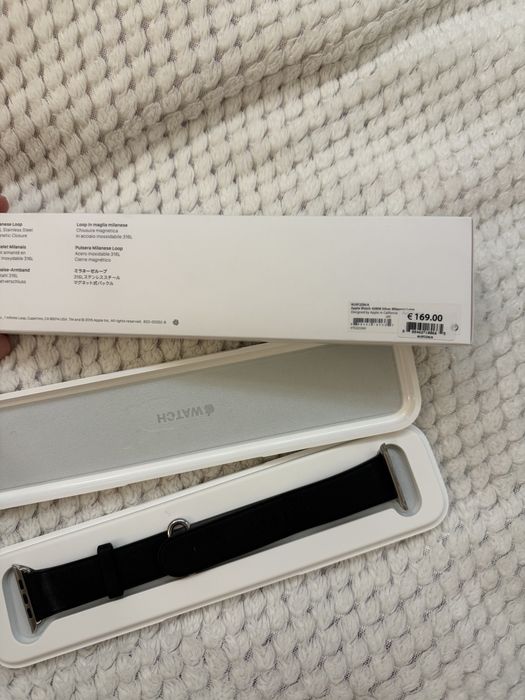 Skorzany pasek do Iwatch
