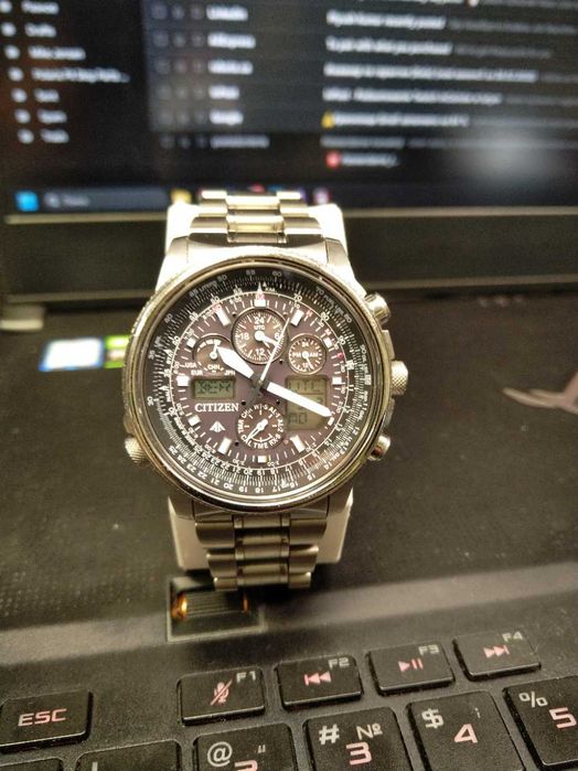 CITIZEN Promaster SKY Eco-Drive watch U680-T016677  TITANIUM