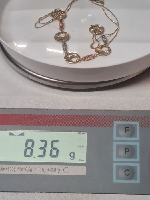 Piekny Złoty Naszyjnik Pr585 14K 8,36Gr Idealnie Zachowany