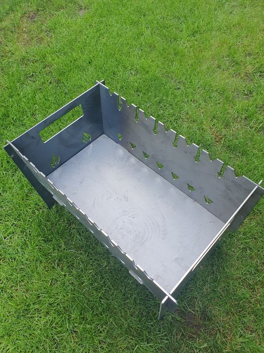 Grill Mangal składany - palenisko - stal 3 mm - na 7 szampurów