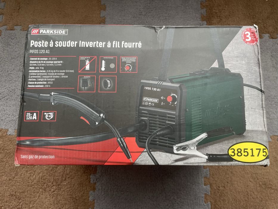 Інверторний зварювальний апарат без газу Parkside PIFDS 120 A1