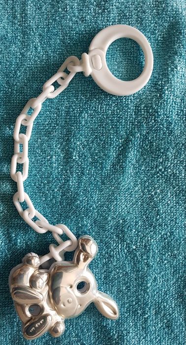 Clip para chucha coelho Roma Argenti NOVO/NUNCA USADA