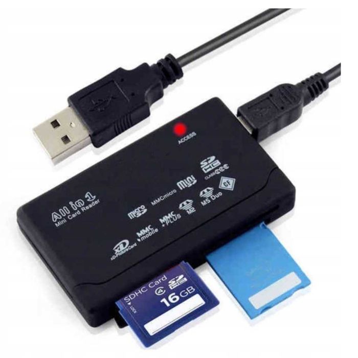 Czytnik kart USB SD SDHC SDXC micro MS CF XD