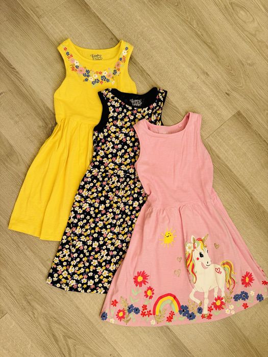 Набір дитячих літніх сарафанів 3 шт для дівчинки C&A