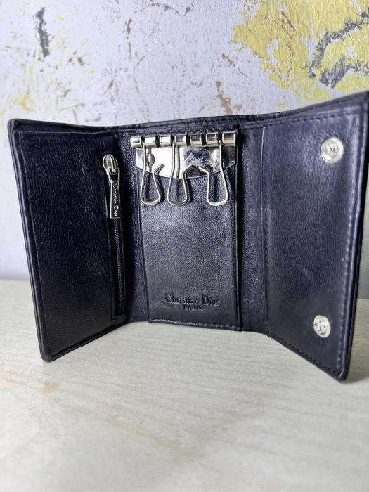Кожаный кошелёк Christian Dior оригинал винтаж