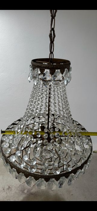 Vintage Candeeiro cristal