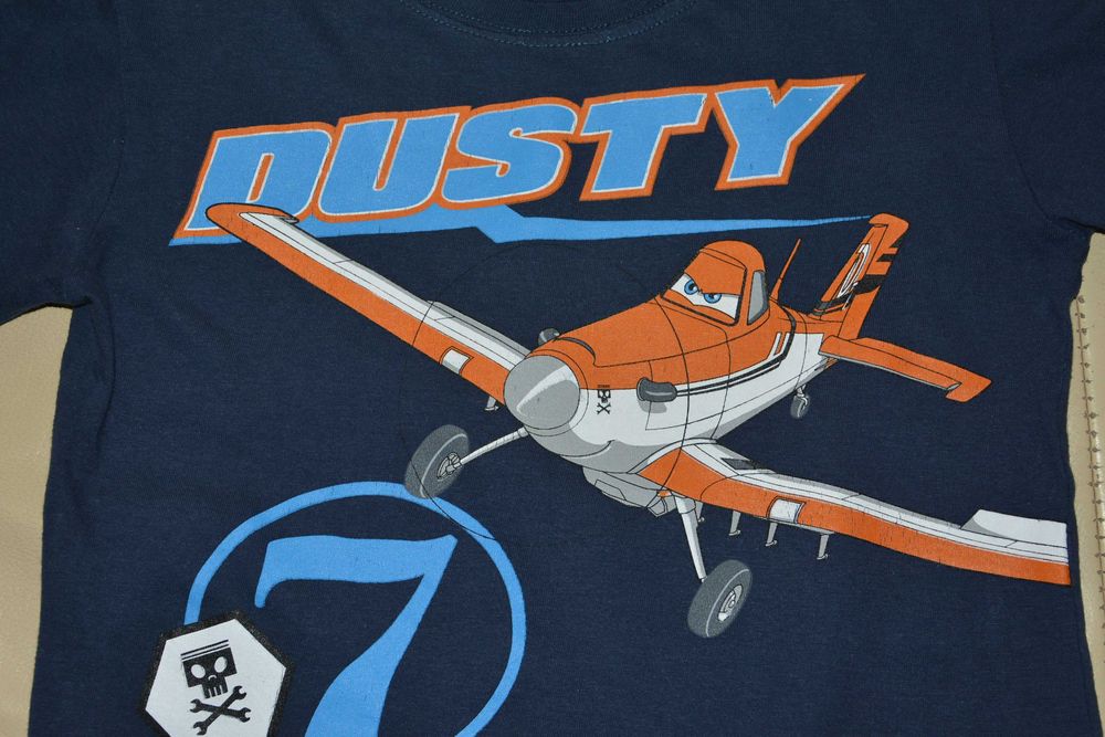 Bluzeczka DISNEY Planes DUSTY rozm. 122 bluzka, koszulka t-shirt
