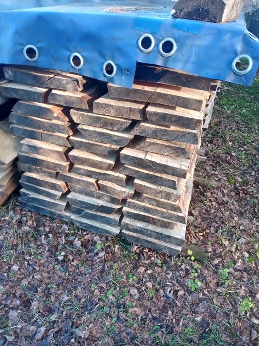 Foszty, deski, brusy dąb sezonowany tarcica dębowa