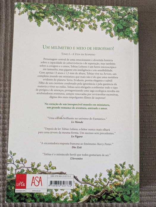 Livro: Timothée de Fombelle – Tobias Lolness: A Vida em Suspenso