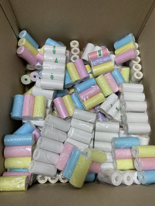 Папір для міні принтера різні кольори і моделі. Термопапір для Printer