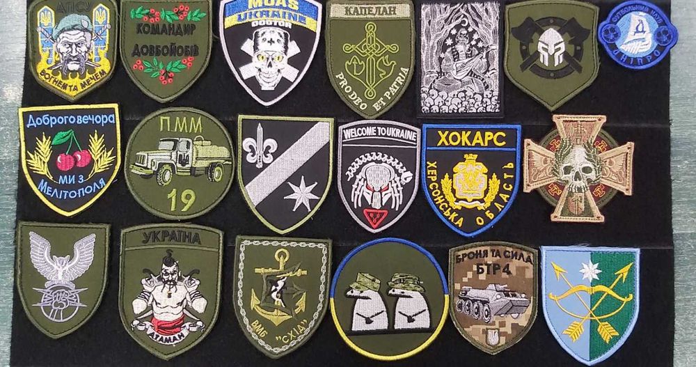 нашивки група крові, позивні, іменні на замовлення від 40 грн.