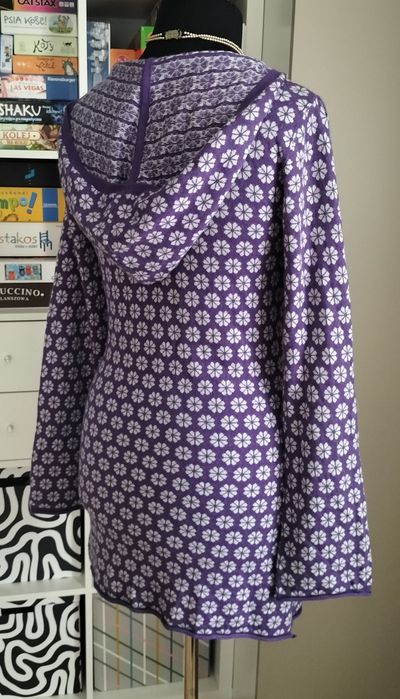 Zimowa ciepła sukienka tunika z angorą L XL 40