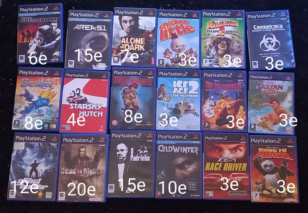 Jogos ps2 varios preços