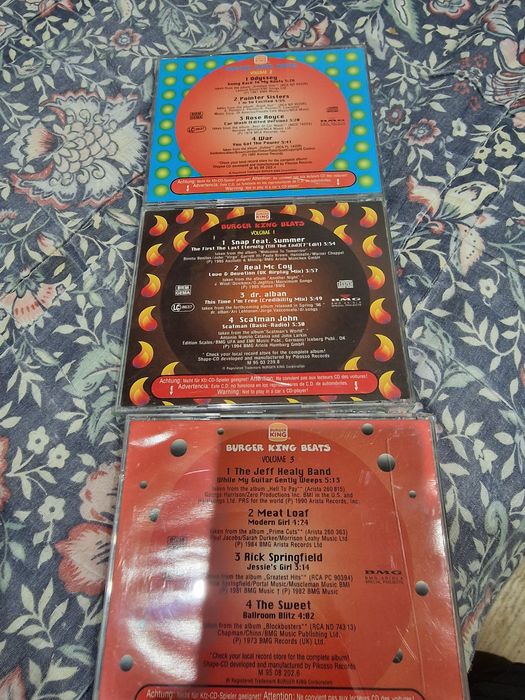 CDS coleccionáveis Burgerking