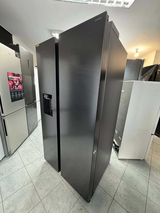 OUTLET nowa Lodówka Samsung RS70F65KEFEO SidebySide 90 cm kostkarka I6