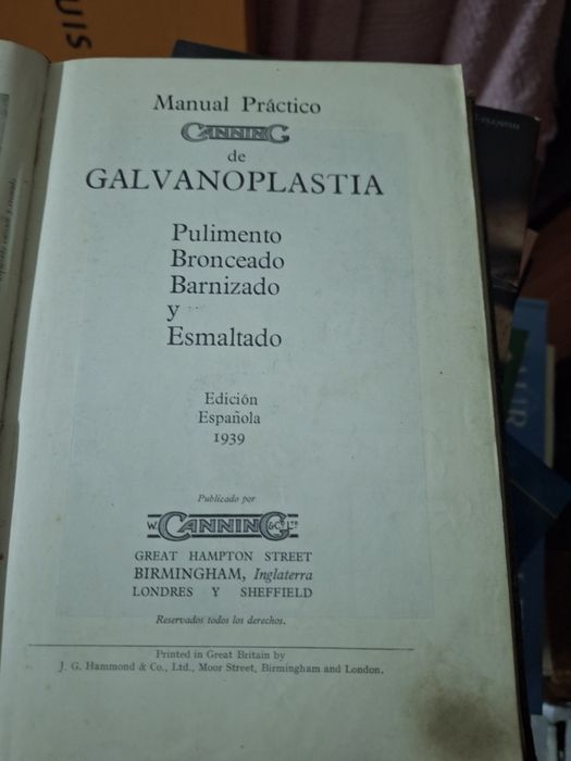 Manual pratico de galvanoplastia