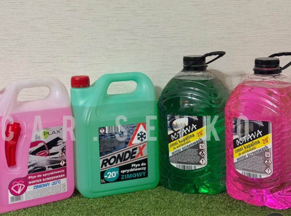Омивач скла зимовий -20°C PLAX,RONDEX,OCTAVA Незамерзайка 5л,омивач