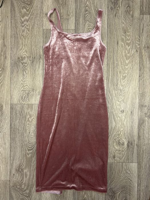 Zara плаття базове рожеве