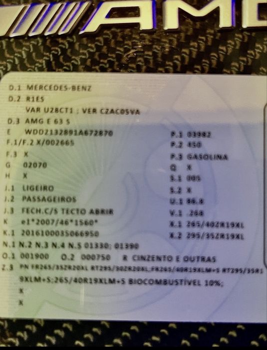 Mercedes AMG E63S - 4 Matic+