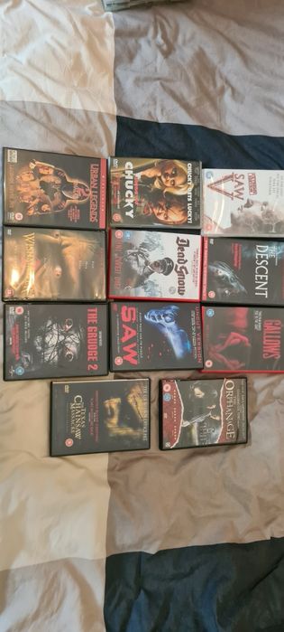 Dvds de terror colecao, praticamente novos em ingles