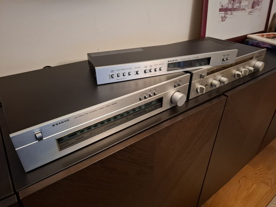 Aparelhagem Sanyo 3 modulos DCA 3510 + FMT 3510L + ET 3510
