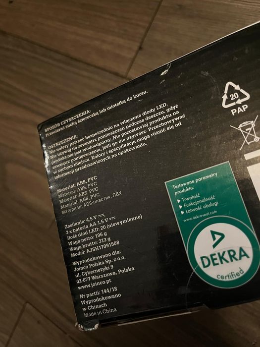 Nowy łańcuch świetlny led z balonami