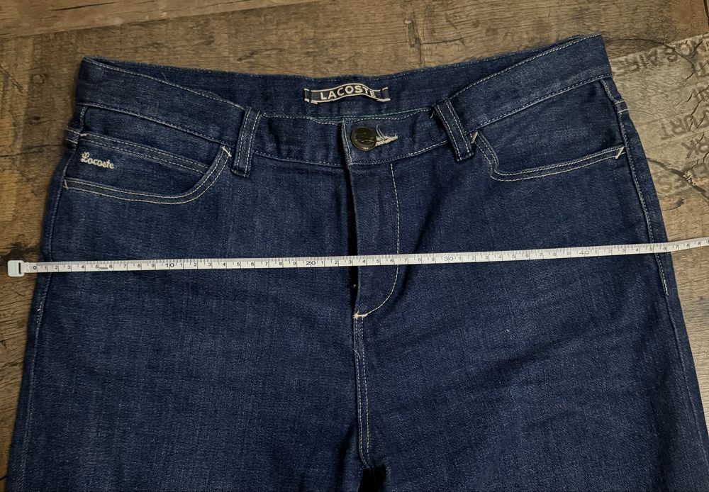 Оригинальные джинсы Lacoste, FR 40 / US 30, тёмно-синие, Slim
