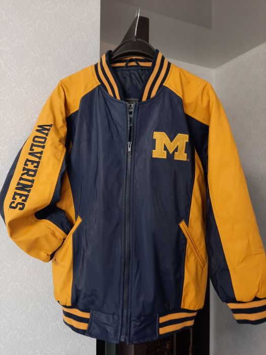 Вінтажна куртка-бомбер від Michigan Wolverines, р.S дитячий