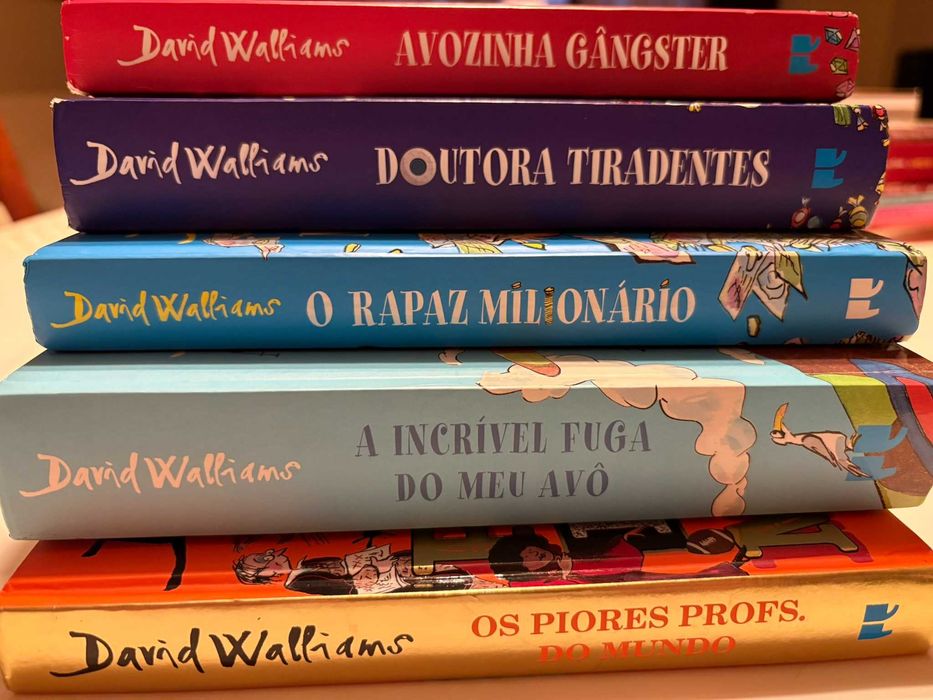 Coleção David Walliams – 5 Livros Infantis (Capa Dura)