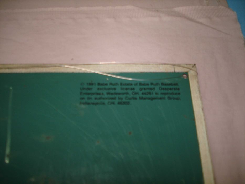 chapa Babe Ruth's beisebol