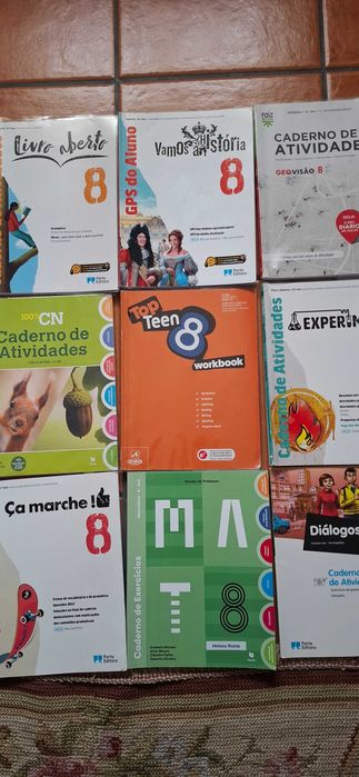 Cadernos de atividades 8.ano