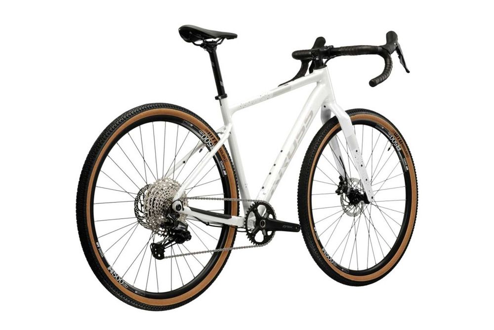 Rower gravel KROSS Esker 5.0 Ult.ra Perłowy Holo 28"