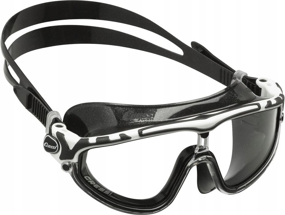 Okulary pływackie Cressi Skylight Unisex czarny/przeźroczysty