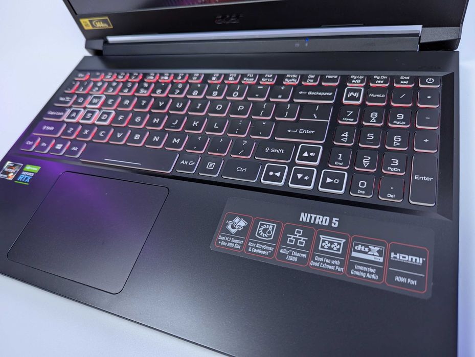LAPTOP GAMINGOWY Acer Nitro RTX 3060 i5-11400H 144hz