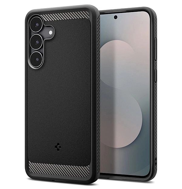 Spigen Rugged Armor Galaxy S25 Fe Matte Black