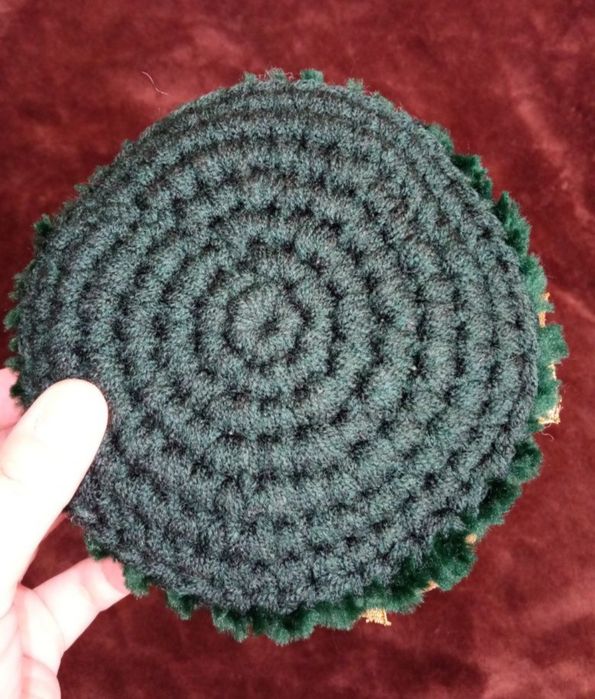 Ялинка хендмейд 30 см маленька ялинка в'язана плюшева 30 см