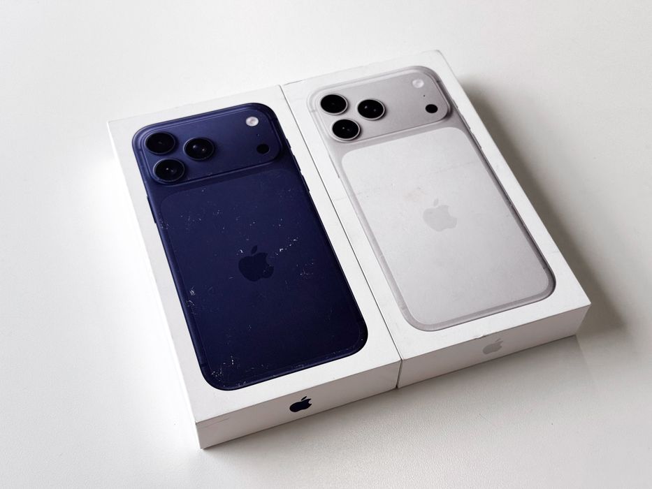Nowy iPhone 17 Pro Max Niebieski Biały