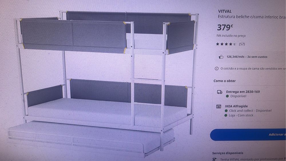 Beliche tripo +2 comodas