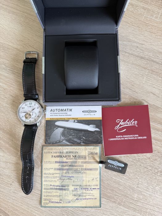 Zegarek Zeppelin 7666-1, 21 Jewels