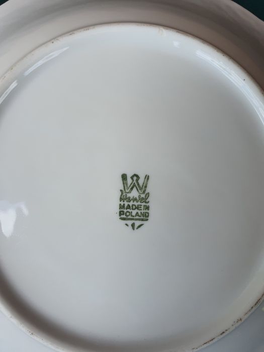 Głęboki talerz w kwiatki Wawel